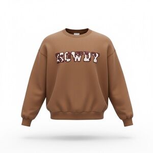 Howdy Brown Sweatshirt